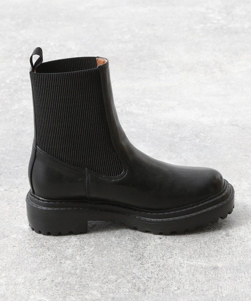 A part by（アパートバイ）の「サイドゴアブーツ　956075（ブーツ・レディース・ブラック/アイボリー・MEDIUM/LARGE/X-LARGE）」の11枚目の写真