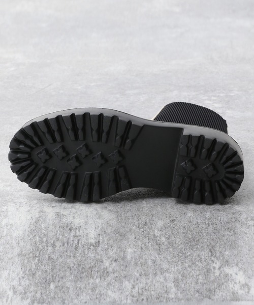 A part by（アパートバイ）の「サイドゴアブーツ　956075（ブーツ・レディース・ブラック/アイボリー・MEDIUM/LARGE/X-LARGE）」の19枚目の写真