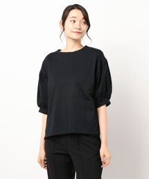 earth music&ecology | きれい見えカットソー(袖ぽよ) ＊(Tシャツ/カットソー)