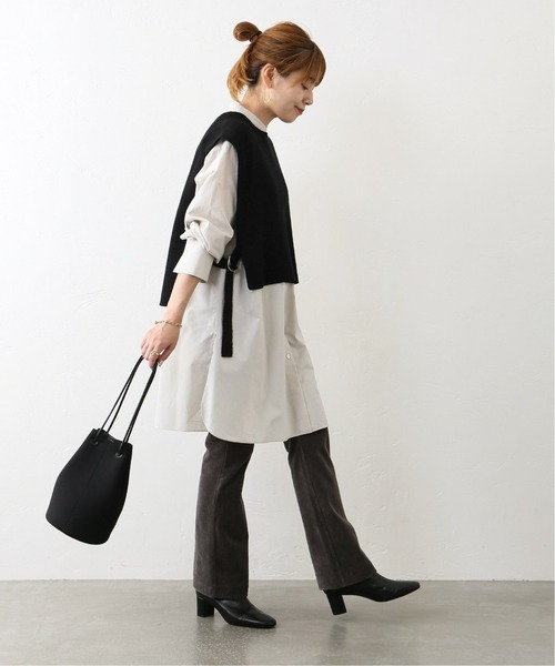 JOURNAL STANDARD（ジャーナルスタンダード）の「■■■コットンリリーベスト◆（ベスト・レディース・ブラック/ナチュラル/カーキ・FREE）」の5枚目の写真