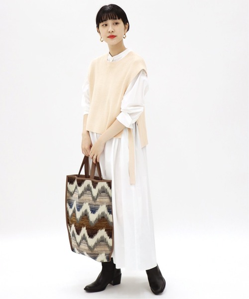 JOURNAL STANDARD（ジャーナルスタンダード）の「■■■コットンリリーベスト◆（ベスト・レディース・ブラック/ナチュラル/カーキ・FREE）」の8枚目の写真