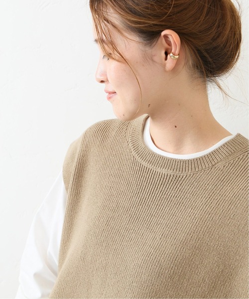 JOURNAL STANDARD（ジャーナルスタンダード）の「■■■コットンリリーベスト◆（ベスト・レディース・ブラック/ナチュラル/カーキ・FREE）」の17枚目の写真