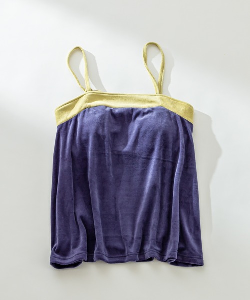 mystic（ミスティック）の「TAORUセットUP（ルームウェア/パジャマ・レディース・ネイビー/キャメル・FREE）」の7枚目の写真