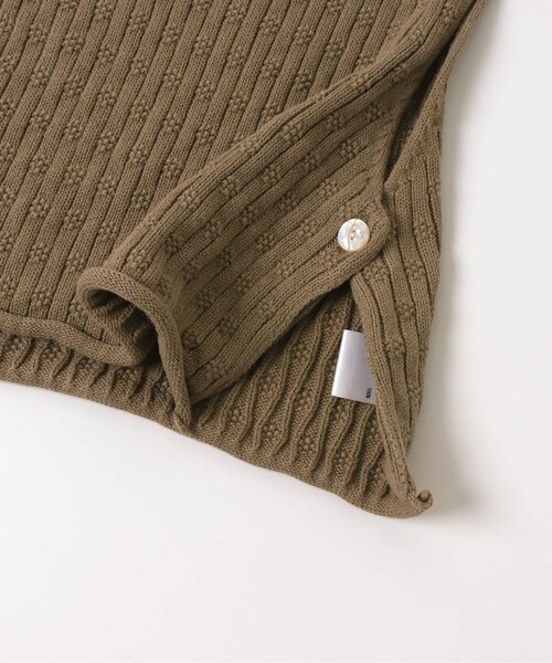 apres les cours（アプレレクール）の「ニットベビーベスト（その他ベビーウェア・キッズ・ブラウン/アイボリー・80）」の15枚目の写真