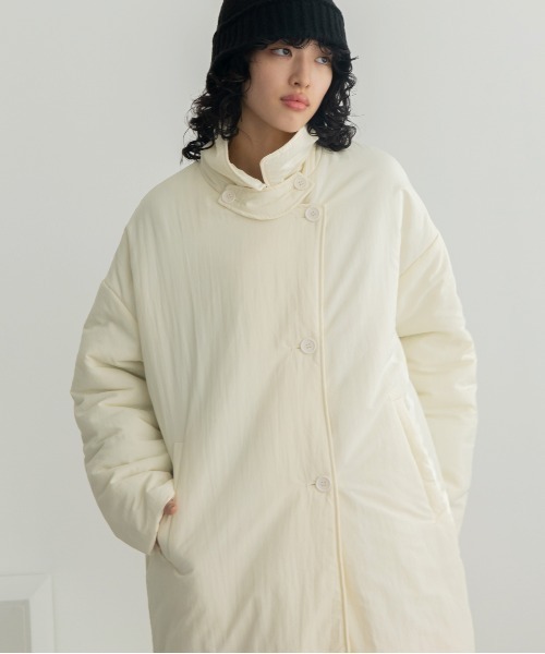 VACANCY（ヴァカンシー）の「マルチウェイダウンライク中綿チェスターコート（その他アウター・レディース・ブラック/マスタード/ナチュラル・M/MEDIUM/TALL）」の22枚目の写真