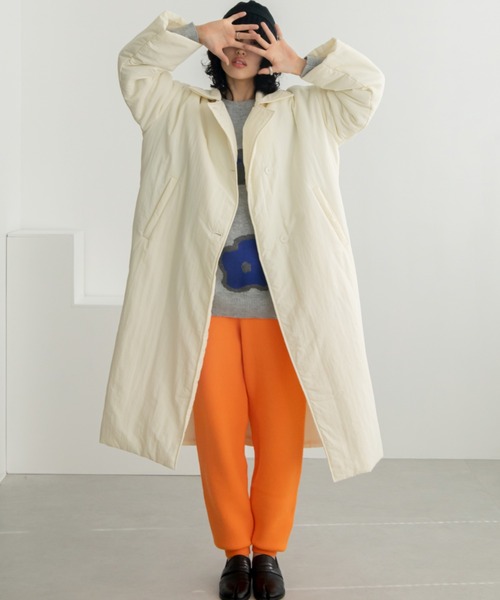 セール】マルチウェイダウンライク中綿チェスターコート（チェスター