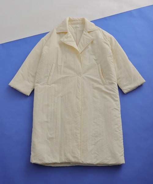 VACANCY（ヴァカンシー）の「マルチウェイダウンライク中綿チェスターコート（その他アウター・レディース・ブラック/マスタード/ナチュラル・M/MEDIUM/TALL）」の4枚目の写真