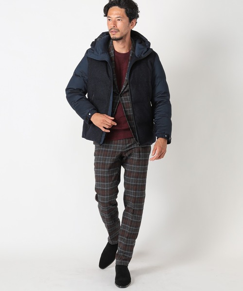 MEN'S BIGI（メンズビギ）の「【TESSUTI DI SONDRIO/テッスーティ・ディ・ソンドリオ】メランジチェック ストレッチジャケット　fabric made in italy（テーラードジャケット・メンズ・ブラウン系その他/ベージュ系その他・01/02/03/04）」の12枚目の写真