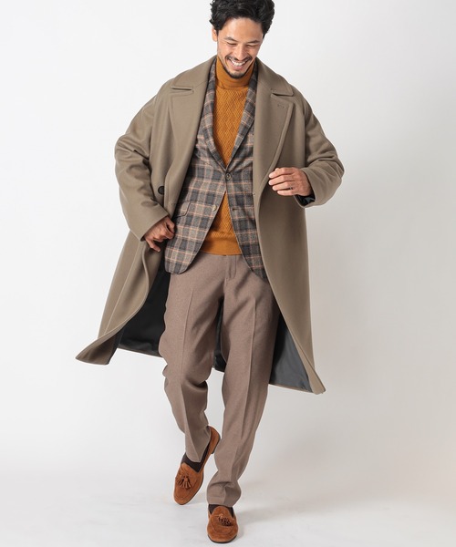 MEN'S BIGI（メンズビギ）の「【TESSUTI DI SONDRIO/テッスーティ・ディ・ソンドリオ】メランジチェック ストレッチジャケット　fabric made in italy（テーラードジャケット・メンズ・ブラウン系その他/ベージュ系その他・01/02/03/04）」の13枚目の写真