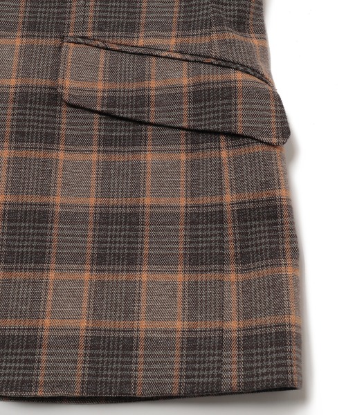 MEN'S BIGI（メンズビギ）の「【TESSUTI DI SONDRIO/テッスーティ・ディ・ソンドリオ】メランジチェック ストレッチジャケット　fabric made in italy（テーラードジャケット・メンズ・ブラウン系その他/ベージュ系その他・01/02/03/04）」の14枚目の写真