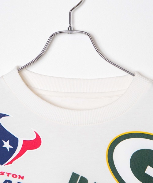 NFL(ナショナルフットボールリーグ )の「∴WEGO/別注NFL ヘビーウエイトクレイジービックシルエットロンT(Tシャツ/カットソー・メンズ・ホワイト・LARGE/MEDIUM)」の10枚目の写真
