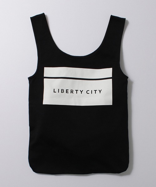 LIBERTY CITY（リバティシティ）の「【LIBERTY CITY/リバティーシティ】 [BOX LOGO] リバーシブル・トートバッグ（トートバッグ・メンズ・ブラック・ONE SIZE）」の7枚目の写真