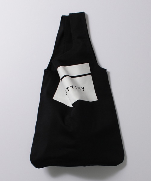 LIBERTY CITY（リバティシティ）の「【LIBERTY CITY/リバティーシティ】 [BOX LOGO] リバーシブル・トートバッグ（トートバッグ・メンズ・ブラック・ONE SIZE）」の5枚目の写真