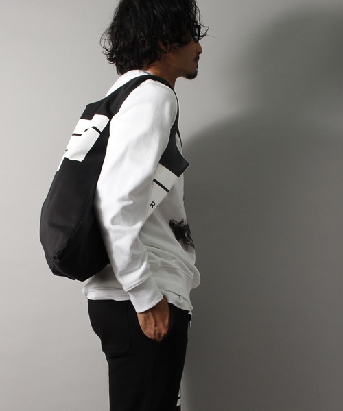 LIBERTY CITY（リバティシティ）の「【LIBERTY CITY/リバティーシティ】 [BOX LOGO] リバーシブル・トートバッグ（トートバッグ・メンズ・ブラック・ONE SIZE）」の4枚目の写真