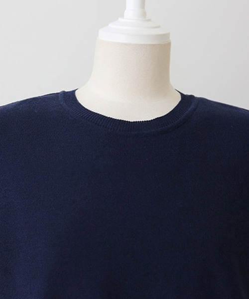 Amulet（アミュレット）の「ニットベスト付きブラウス（シャツ/ブラウス・レディース・ブラック×ホワイト/ブルー系その他/グレー×ホワイト/ベージュ/パープル/ブラック/カーキ/ブラウン・M/L/XL）」の12枚目の写真