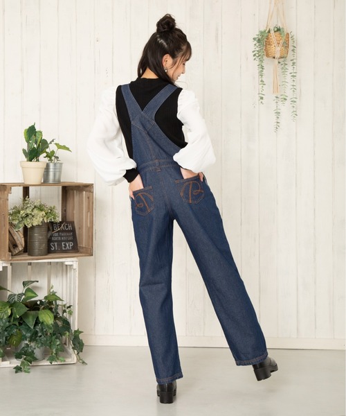 PINKHUNT（ピンクハント）の「PINKHUNT サロペット 5842K（サロペット/オーバーオール・キッズ・ブラウン/ホワイト/ノンウォッシュ・160cm/130cm/120cm/140cm/150cm）」の14枚目の写真