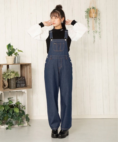 PINKHUNT（ピンクハント）の「PINKHUNT サロペット 5842K（サロペット/オーバーオール・キッズ・ブラウン/ホワイト/ノンウォッシュ・160cm/130cm/120cm/140cm/150cm）」の13枚目の写真