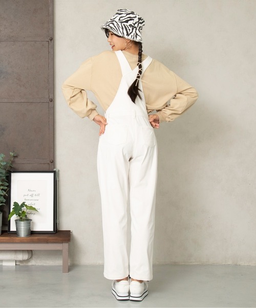 PINKHUNT（ピンクハント）の「PINKHUNT サロペット 5842K（サロペット/オーバーオール・キッズ・ブラウン/ホワイト/ノンウォッシュ・160cm/130cm/120cm/140cm/150cm）」の11枚目の写真