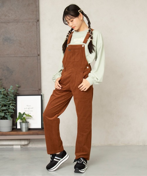 PINKHUNT（ピンクハント）の「PINKHUNT サロペット 5842K（サロペット/オーバーオール・キッズ・ブラウン/ホワイト/ノンウォッシュ・160cm/130cm/120cm/140cm/150cm）」の8枚目の写真