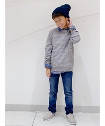 GAP（ギャップ）の「ウォッシュウェル(TM) スキニーデニム (キッズ)（デニムパンツ・キッズ）」