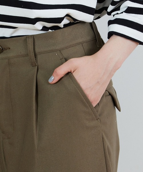 FRAPBOIS(フラボア)の「PARK イージースラックス(その他パンツ・レディース・ネイビー/ブラウン・0/1/3/2)」の6枚目の写真