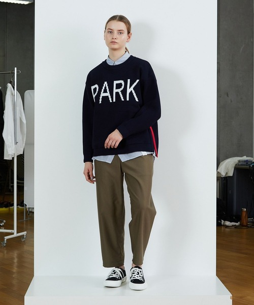 FRAPBOIS(フラボア)の「PARK イージースラックス(その他パンツ・レディース・ネイビー/ブラウン・0/1/3/2)」の16枚目の写真