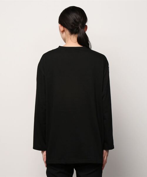 Figments(フィグメンツ)の「スリットデザインロンT(Tシャツ/カットソー・レディース・ホワイト/ブラック・FREE)」の13枚目の写真