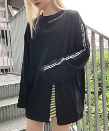 Figments | スリットデザインロンT(Tシャツ/カットソー)