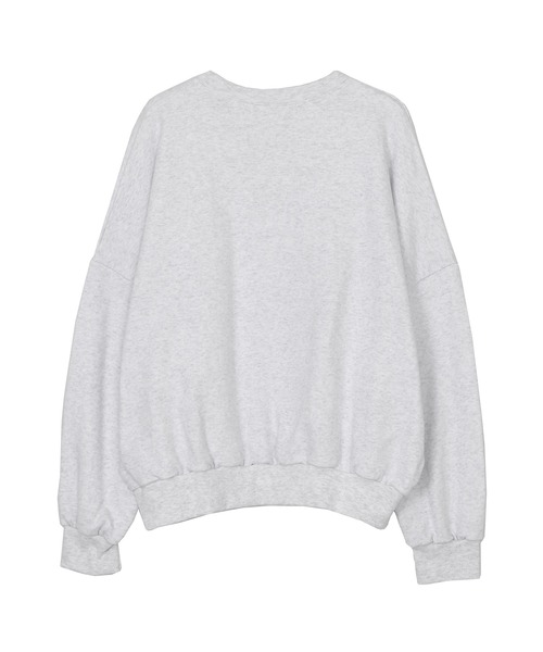 Figments（フィグメンツ）の「カレッジスウェット（スウェット・レディース・グリーン/杢グレー・FREE）」の5枚目の写真