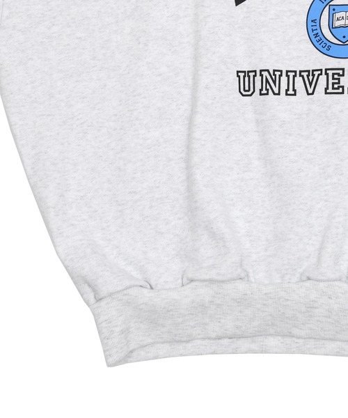 Figments（フィグメンツ）の「カレッジスウェット（スウェット・レディース・グリーン/杢グレー・FREE）」の6枚目の写真