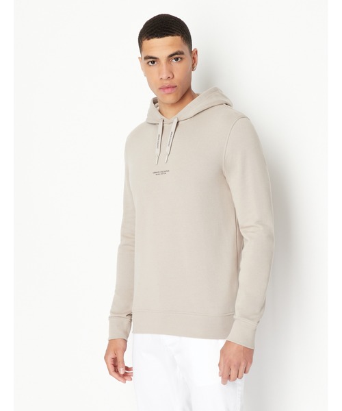 ARMANI EXCHANGE(アルマーニエクスチェンジ)の「【A|X アルマーニ エクスチェンジ】フロント&バックロゴ スウェットパーカー(パーカー・メンズ・ブラック/グレー/ベージュ・SMALL/MEDIUM/LARGE/X-SMALL/X-LARGE/XX-LARGE)」の3枚目の写真