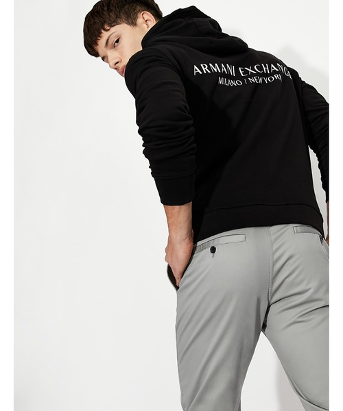 ARMANI EXCHANGE(アルマーニエクスチェンジ)の「【A|X アルマーニ エクスチェンジ】フロント&バックロゴ スウェットパーカー(パーカー・メンズ・ブラック/グレー/ベージュ・SMALL/MEDIUM/LARGE/X-SMALL/X-LARGE/XX-LARGE)」の8枚目の写真