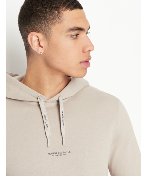 ARMANI EXCHANGE(アルマーニエクスチェンジ)の「【A|X アルマーニ エクスチェンジ】フロント&バックロゴ スウェットパーカー(パーカー・メンズ・ブラック/グレー/ベージュ・SMALL/MEDIUM/LARGE/X-SMALL/X-LARGE/XX-LARGE)」の19枚目の写真