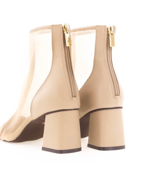 RANDA（ランダ）の「ソフト シースルーショートブーツ（ブーツ・レディース・ベージュ/ブラウン/ブラック・LL/L/M/S）」の18枚目の写真