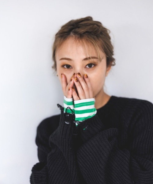 SANSeLF(サンセルフ)の「【SANSeLF】color border tops sanw21a053(Tシャツ/カットソー・レディース・ネイビー/ピンク/グリーン・FREE)」の15枚目の写真