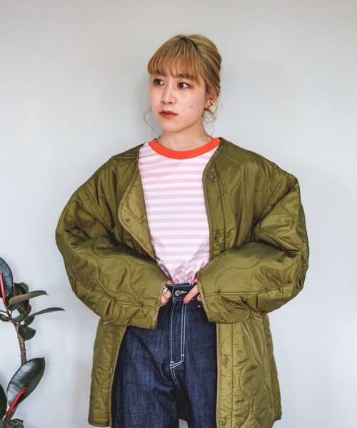 SANSeLF(サンセルフ)の「【SANSeLF】color border tops sanw21a053(Tシャツ/カットソー・レディース・ネイビー/ピンク/グリーン・FREE)」の19枚目の写真