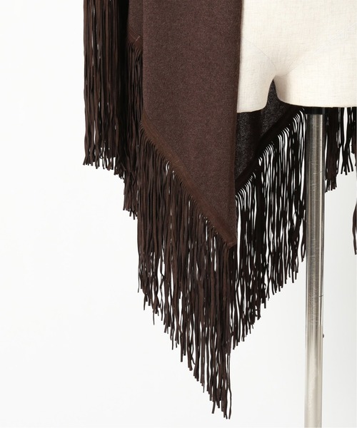 294 Deuxieme Classe MAX&amp;MOI フリンジストール eleven2nd / Fringe Stole フリンジストール【e2A-0047】 - くるみの木