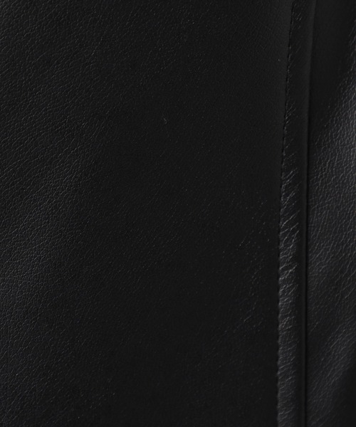 CECIL McBEE（セシルマクビー）の「シングルライダースジャケット（ライダースジャケット・レディース・ブラック/ベージュ/アイボリー・MEDIUM/LARGE）」の10枚目の写真