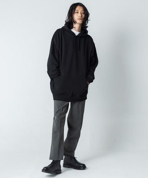 PRO CLUB (プロクラブ)の「PRO CLUB/9.0ozコムフォートパーカー F0148(パーカー・メンズ・ネイビー/チャコールグレー/グレー/ベージュ/ブラック・X-LARGE/MEDIUM/LARGE/XX-LARGE)」の7枚目の写真