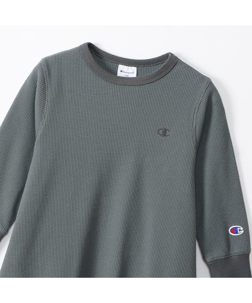 Champion（チャンピオン）の「【Champion/チャンピオン】キッズ ベーシック ワンピース（ワンピース・キッズ・ネイビー/チャコール/ベージュ/ブラック・160/120/150/110/130/140/100）」の8枚目の写真