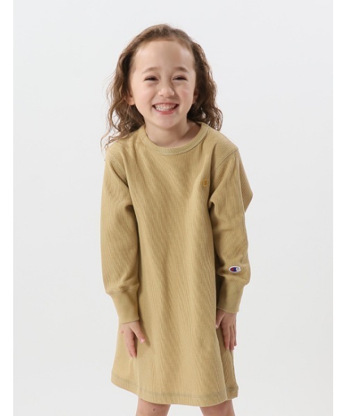 Champion（チャンピオン）の「【Champion/チャンピオン】キッズ ベーシック ワンピース（ワンピース・キッズ・ネイビー/チャコール/ベージュ/ブラック・160/120/150/110/130/140/100）」の11枚目の写真