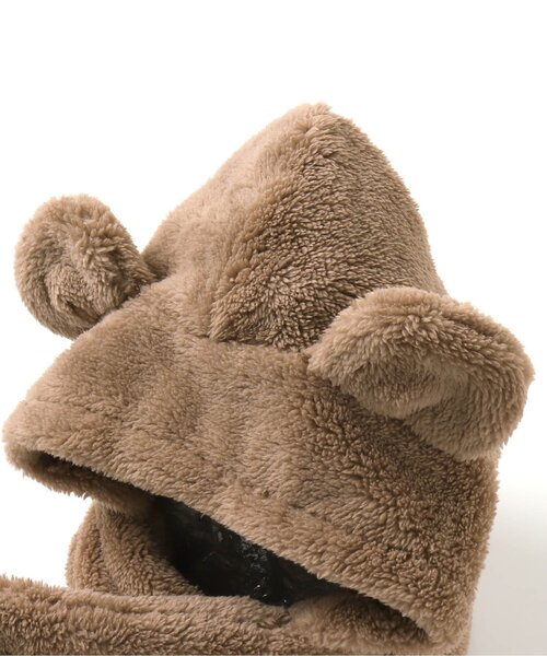 apres les cours（アプレレクール）の「tiny bear ボアベビー帽子（その他ベビー用品・キッズ・アイボリー/ベージュ・50）」の16枚目の写真