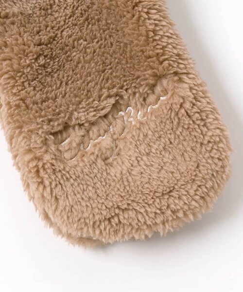 apres les cours（アプレレクール）の「tiny bear ボアベビー帽子（その他ベビー用品・キッズ・アイボリー/ベージュ・50）」の4枚目の写真