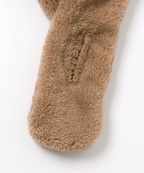 apres les cours（アプレレクール）の「tiny bear ボアベビー帽子（その他ベビー用品・キッズ・アイボリー/ベージュ・50）」の10枚目の写真