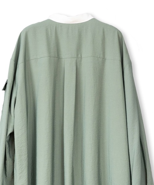 La SRIC（ラスリック）の「La SRIC / レースヨークバンドカラーBL（シャツ/ブラウス・レディース・ベージュ/カーキ・38）」の13枚目の写真