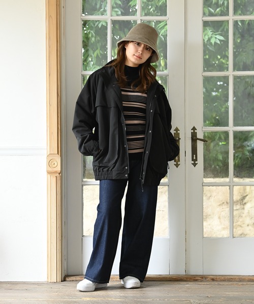 Mac-House（マックハウス）の「Penfield ペンフィールドオーバーサイズ スタンドジャケット（その他アウター・レディース・ブラック/ブラウン/カーキ・フリー）」の7枚目の写真