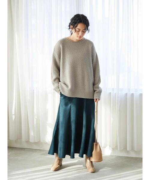 AMERICAN HOLIC(アメリカンホリック)の「マーメイド切り替えフレアスカート(スカート・レディース・アイボリー/ブラック/グリーン・M/L/S)」の11枚目の写真