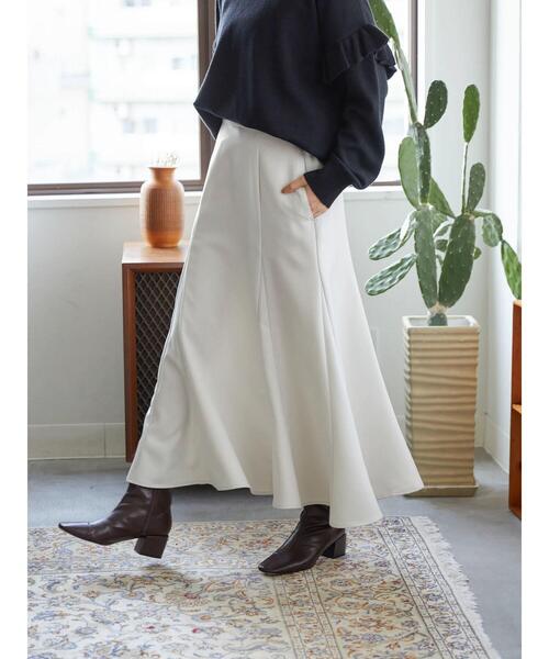 AMERICAN HOLIC(アメリカンホリック)の「マーメイド切り替えフレアスカート(スカート・レディース・アイボリー/ブラック/グリーン・M/L/S)」の13枚目の写真