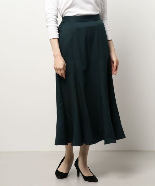 AMERICAN HOLIC(アメリカンホリック)の「マーメイド切り替えフレアスカート(スカート・レディース・アイボリー/ブラック/グリーン・M/L/S)」の6枚目の写真