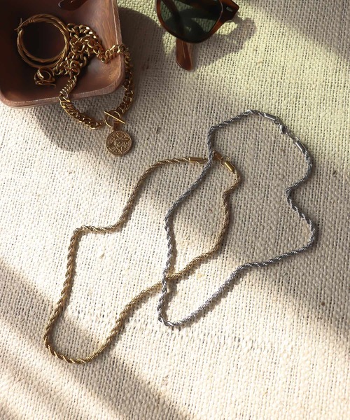 MIXTO(ミスト)の「Stainless Necklace / ネックレス(ネックレス・レディース・シルバー/ゴールド・ONE SIZE)」の3枚目の写真